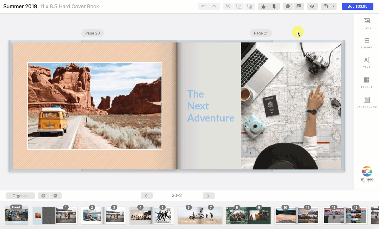 Create a PDF of your Mimeo Photos project